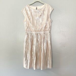 Crewcuts Factory Shimmering Pleated Dress size 7